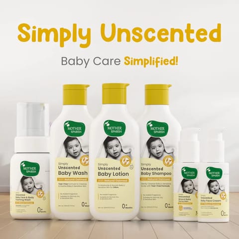 Mother Sparsh Simply Unscented Baby Shampoo 200ml