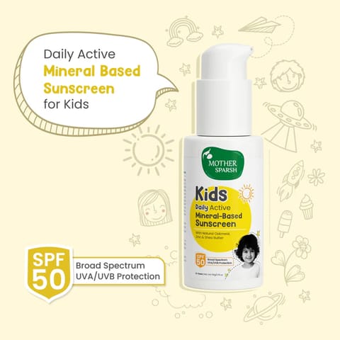 Mother Sparsh Kids Daily Active Mineral-Based Sunscreen