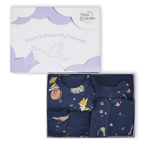 haus & kinder Adorable Attire Gift Set : Pack of 7 (Space walk)