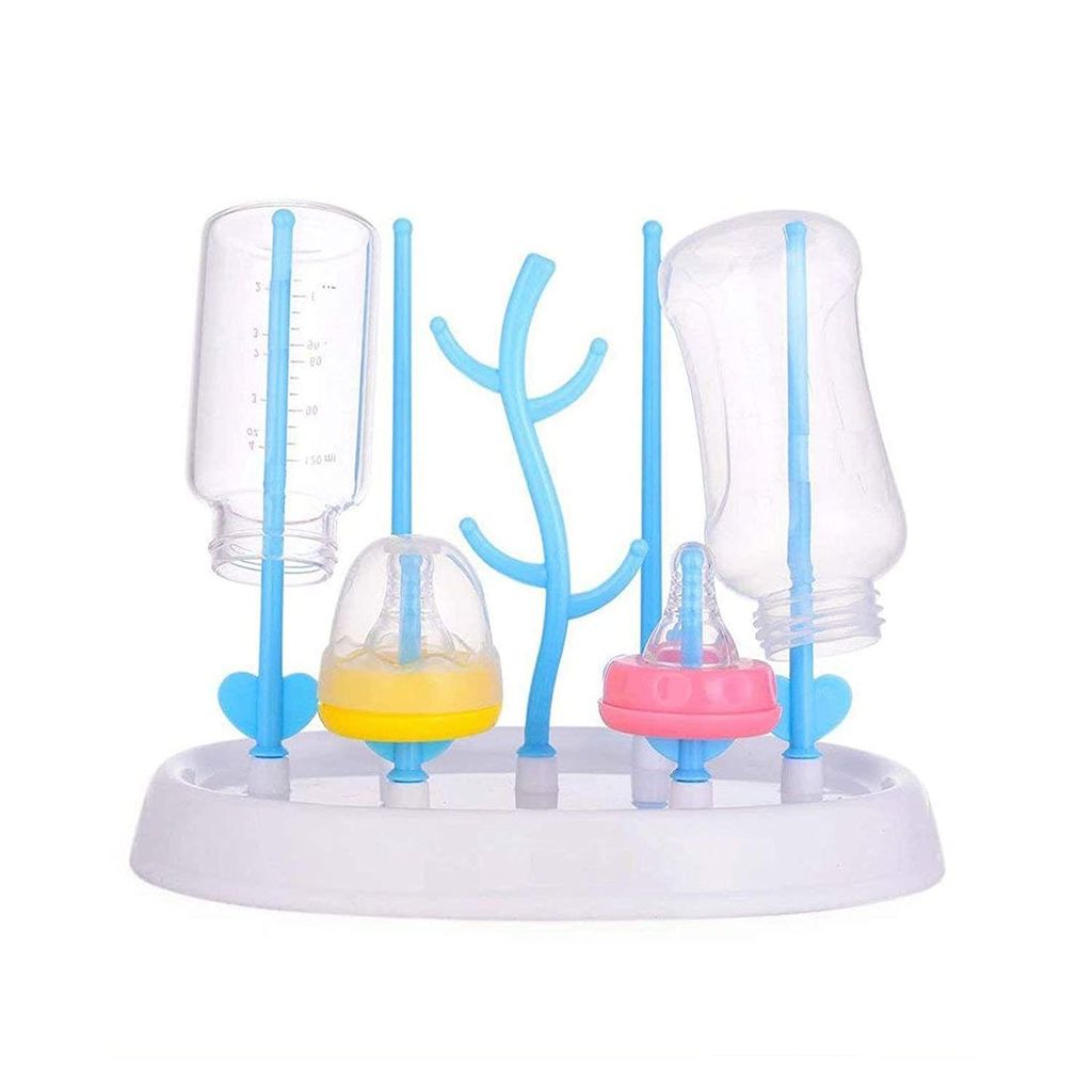 Safe-O-Kid Bottle Drying Rack For Baby-White