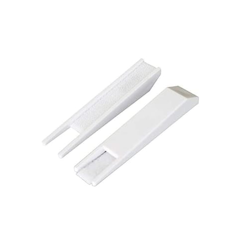 Safe-O-Kid-Packof 2-Sleek Wedge Shape Sliding DoorLock-White