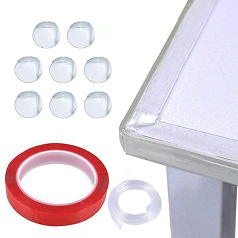 Safe O Kid 1 Edge Guard Protector and 4 Ball Shape Corner Guard