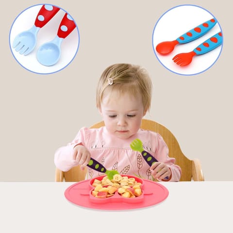 Safe-O-Kid Baby Fruit Nibbler with Feeding/Training Spoon with Box- Combo