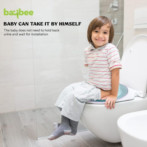 Baybee Nemo Western Toilet Potty Training Seat for Kids - Green