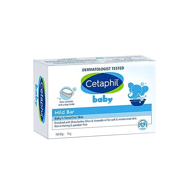 Cetaphil Baby Mild Bar with Shea Butter 75gms