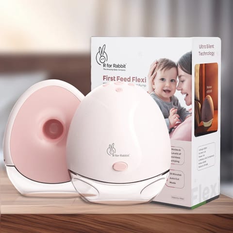 R for Rabbit First Feed Flexi Wearable Electric Breast Pump With 4 Modes & 9 Levels