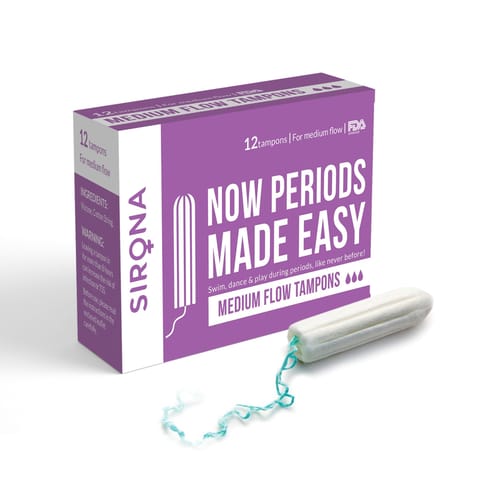 Premium Digital Tampon (Regular Flow) Medium Flow - 12 Pieces