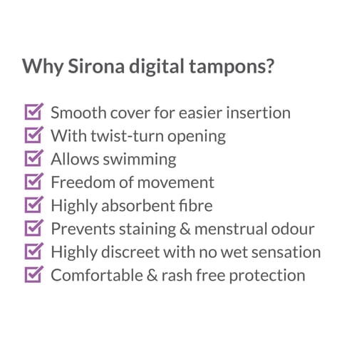 Premium Digital Tampon (Regular Flow) Medium Flow - 12 Pieces