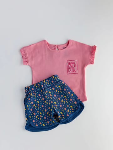 Popees Comfy & Cute Coordinated Set for Girls